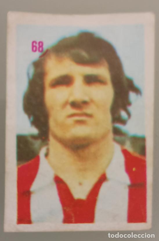 Cromos de f&uacute;tbol: 68-Churruca (Sporting de Gij&oacute;n). F&uacute;tbol Liga Espa&ntilde;ola 1975-76 (Mateo Mirete)