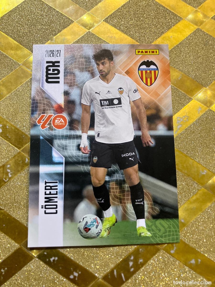 Figurine di Calcio: CROMO DE FUTBOL NUMERO 350 COMERT VALENCIA LIGA 2026 2027 MEGACRAKS MGK PANINI !