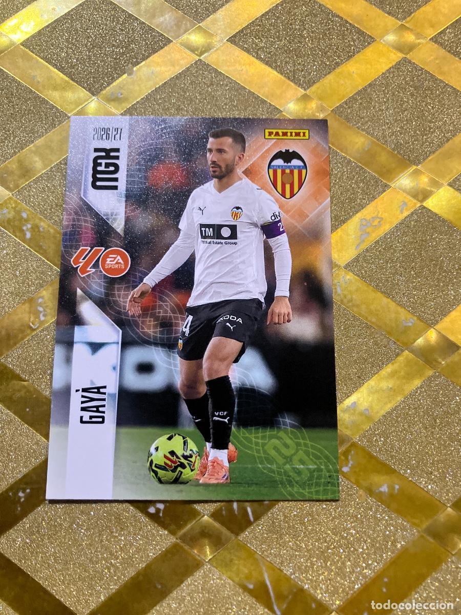 Figurine di Calcio: CROMO DE FUTBOL NUMERO 351 GAYA VALENCIA LIGA 2026 2027 MEGACRAKS MGK PANINI !