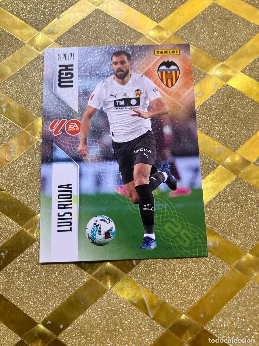 Figurine di Calcio: CROMO DE FUTBOL NUMERO 355 LUIS RIOJA VALENCIA LIGA 2026 2027 MEGACRAKS MGK PANINI !