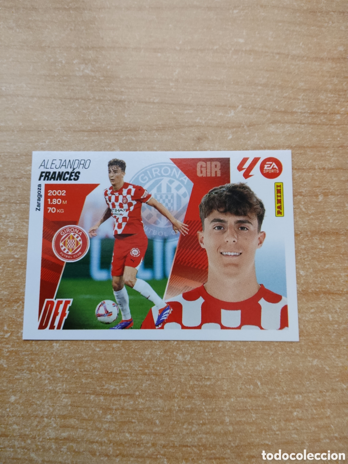 Fu&szlig;ball-Sticker: 6 FRANCES GIRONA LIGA ESTE 2025 2026