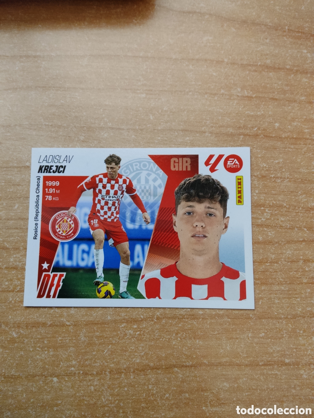 Cromos de Futebol: 8 KREJCI GIRONA LIGA ESTE 2025 2026
