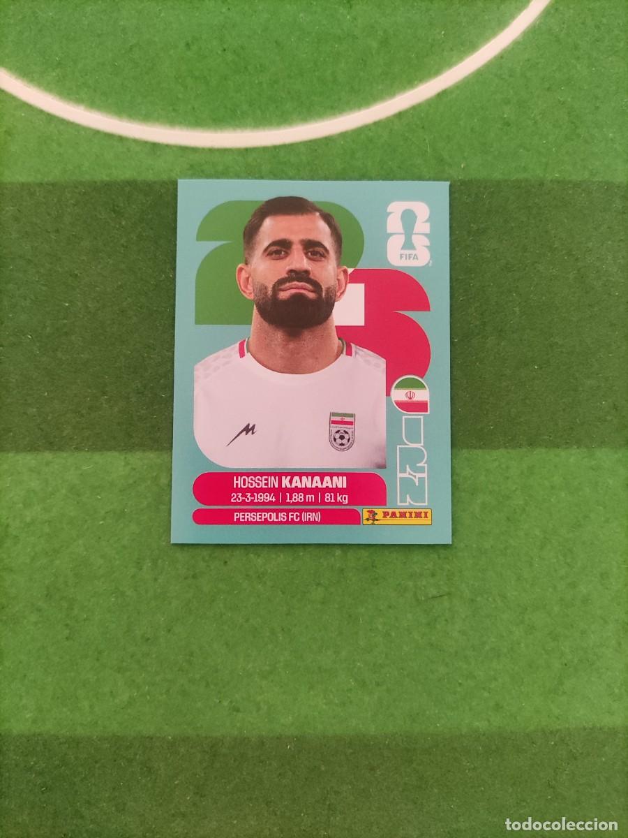 Cromos de Futebol: Kanaani Ir&aacute;n IRN 8 Sticker Mundial 2026 FIFA World Cup / Sin pegar