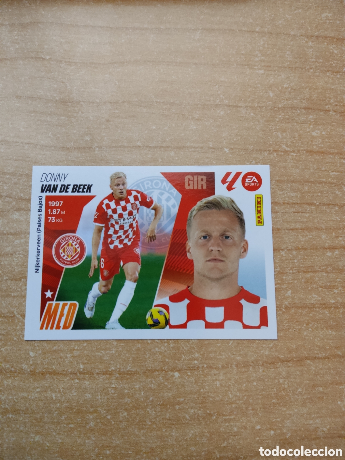 Cromos de Futebol: 12 DONNY VAN DE BEEK GIRONA LIGA ESTE 2025 2026