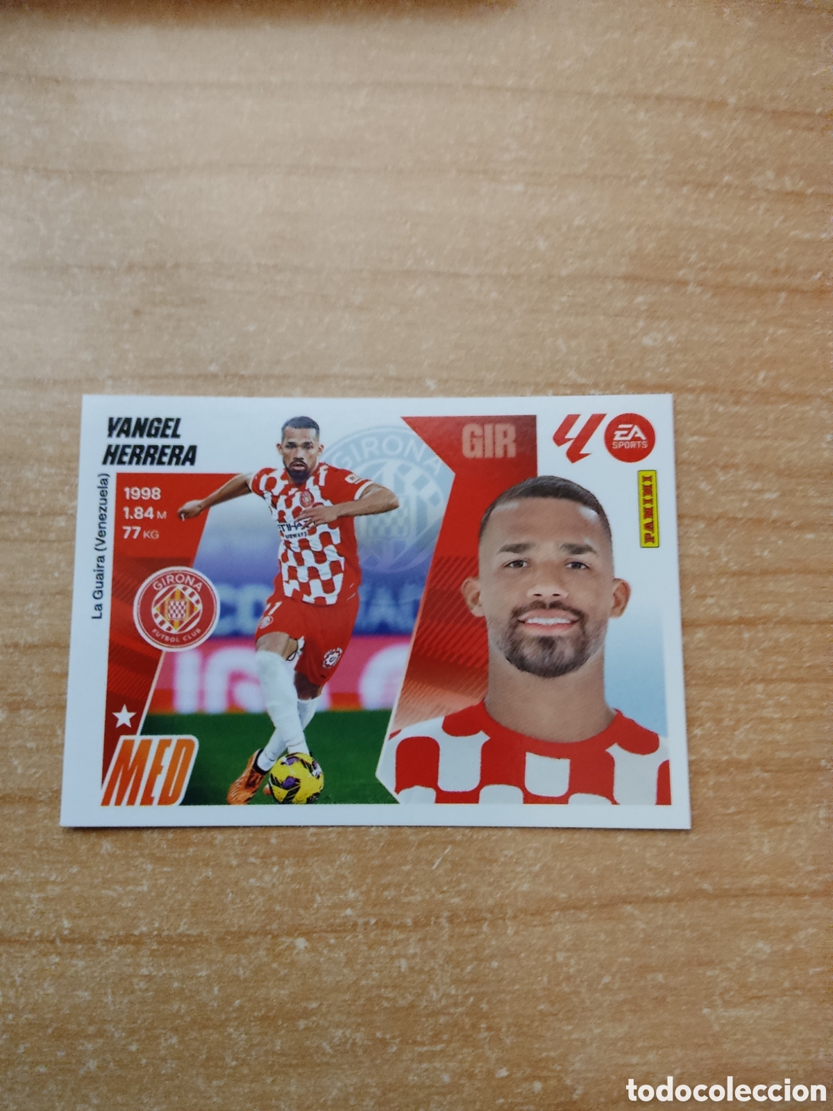 Fu&szlig;ball-Sticker: 14 YANGEL HERRERA GIRONA LIGA ESTE 2025 2026