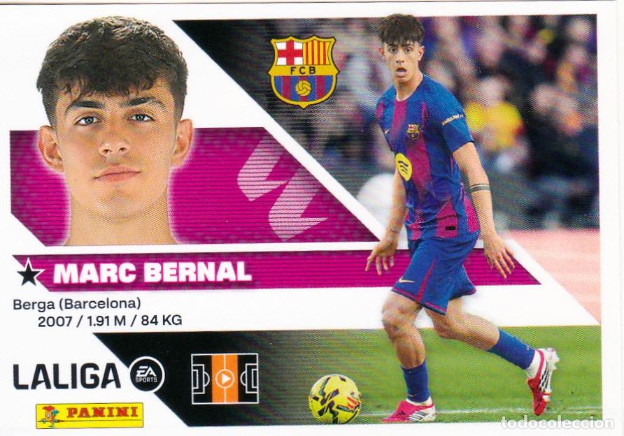 Fu&szlig;ball-Sticker: ESTE 2026-27 * MARC BERNAL * N&ordm; 14 - BARCELONA (NUEVO DE SOBRE) (A-20)