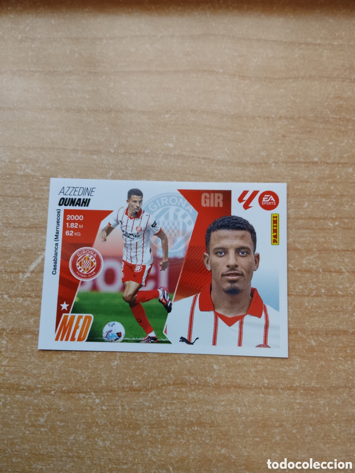 Fu&szlig;ball-Sticker: 14 BIS OUNAHI GIRONA LIGA ESTE 2025 2026