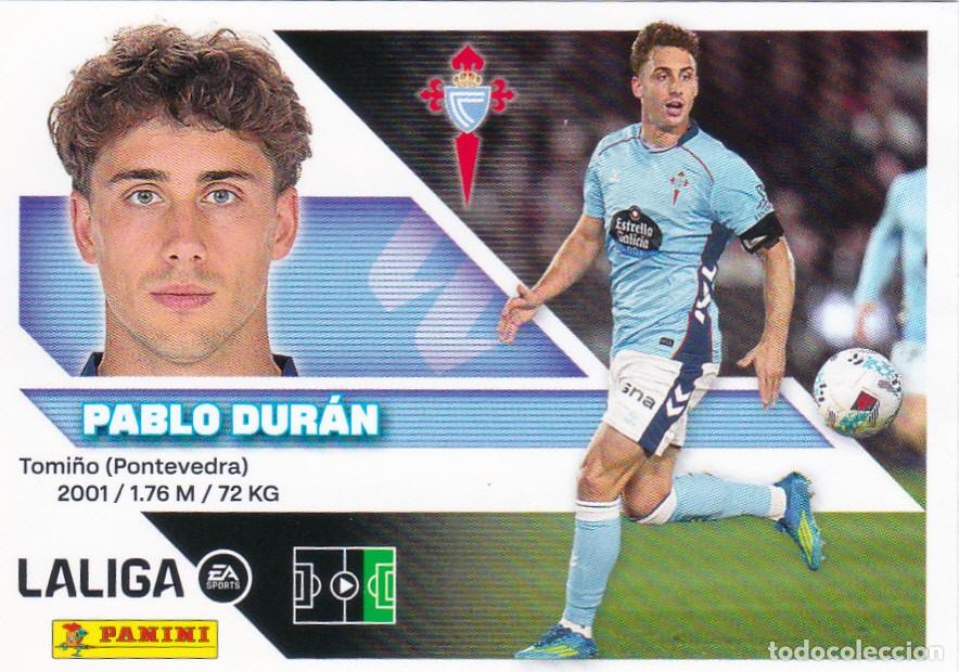 Fu&szlig;ball-Sticker: ESTE 2026-27 * PABLO DUR&Aacute;N * N&ordm; 18A - DEL CELTA (NUEVO DE SOBRE) (A-20)