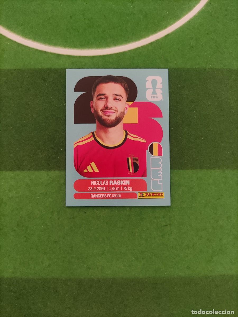 Cromos de Futebol: Raskin B&eacute;lgica BEL 11 Sticker Mundial 2026 FIFA World Cup / Sin pegar
