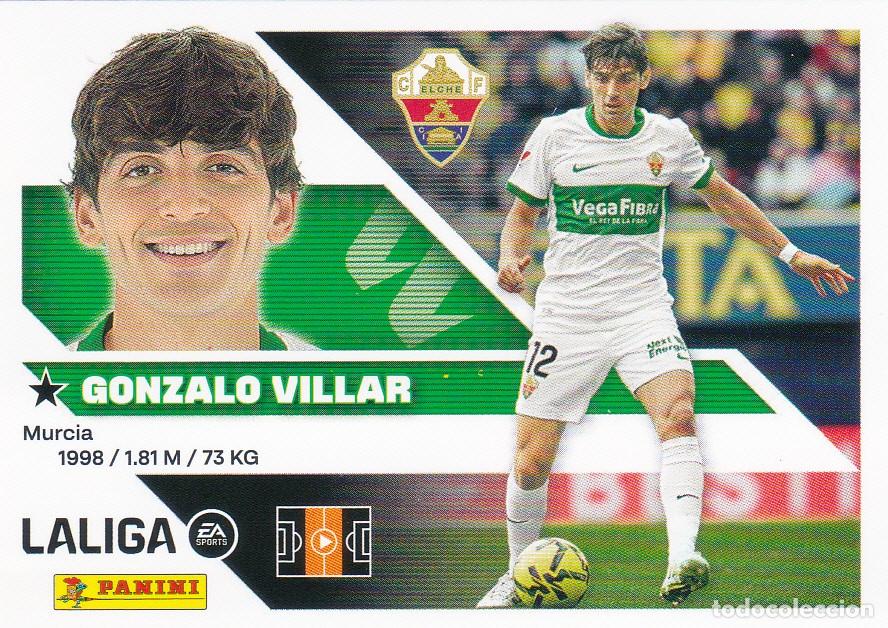 Cromos de Futebol: ESTE 2026-27 * GONZALO VILLAR * N&ordm; 12 - DEL ELCHE (NUEVO DE SOBRE) (A-20)