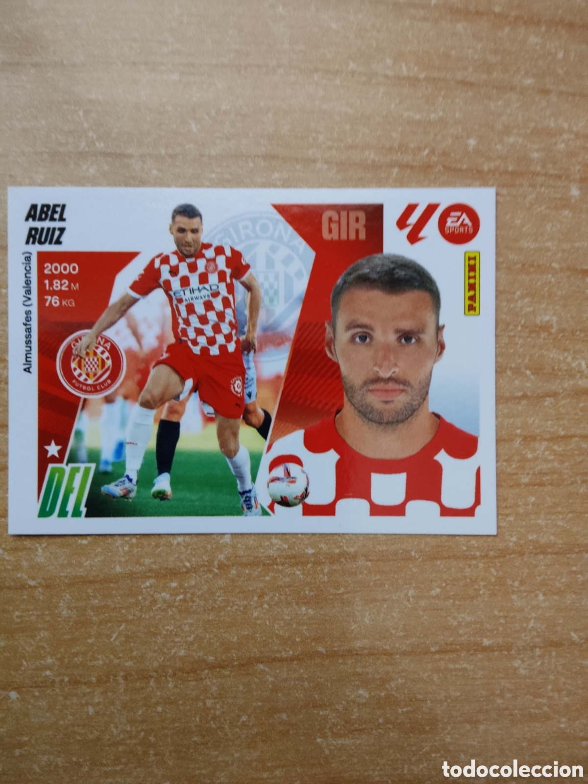 Cromos de f&uacute;tbol: 20 A ABEL RUIZ GIRONA LIGA ESTE 2025 2026