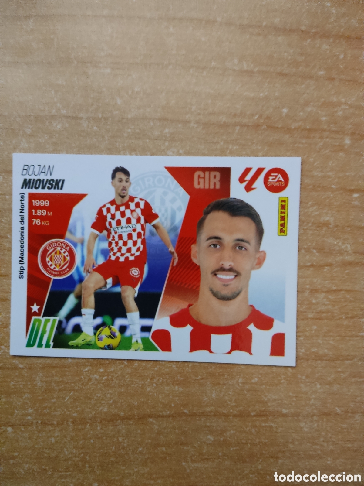 Cromos de f&uacute;tbol: 20 B MIOVSKI GIRONA LIGA ESTE 2025 2026