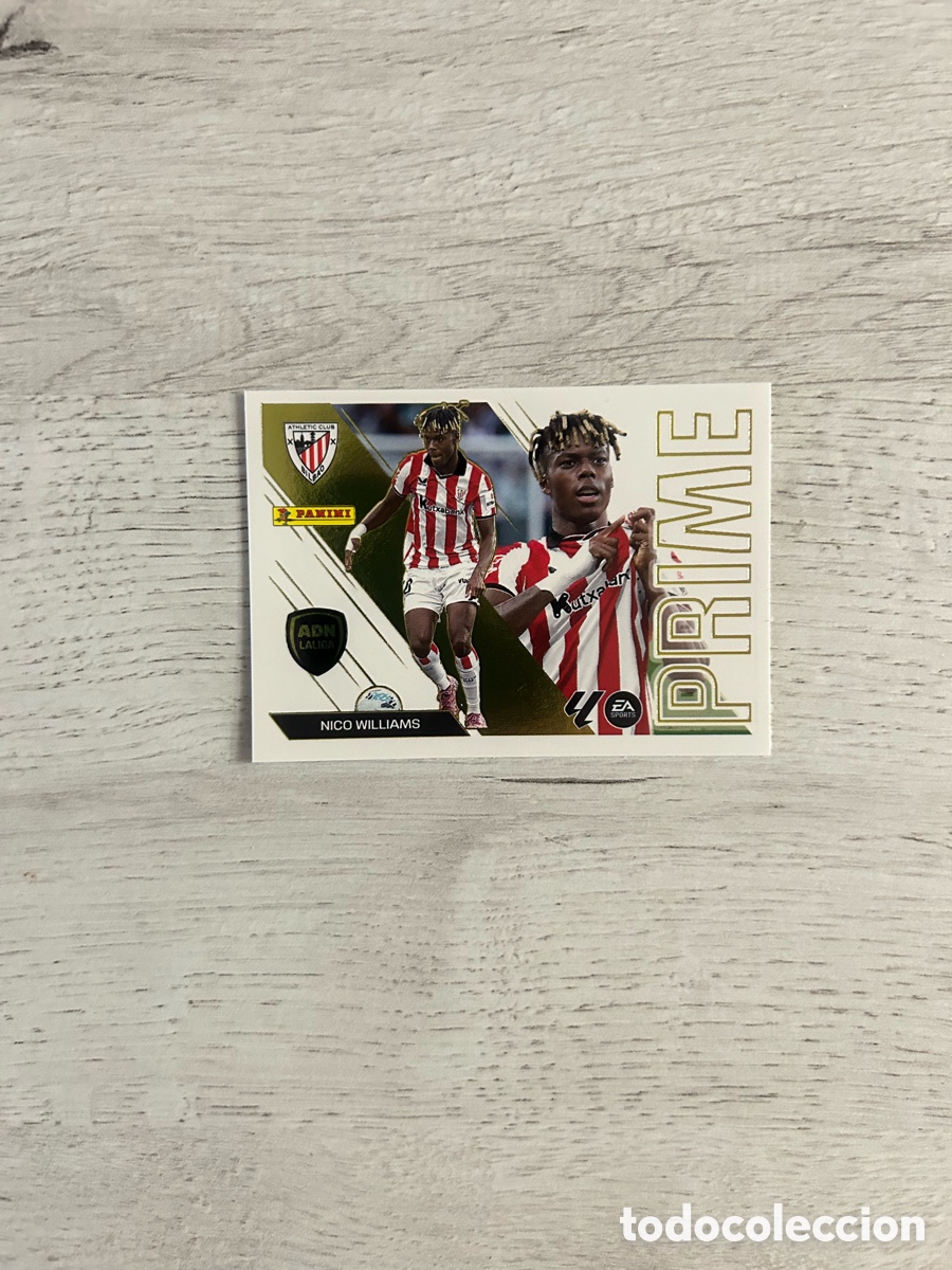 Fu&szlig;ball-Sticker: Nico Williams 10 Prime Athletic Club ADN LaLiga Liga Este 2026/27 26-27 Panini