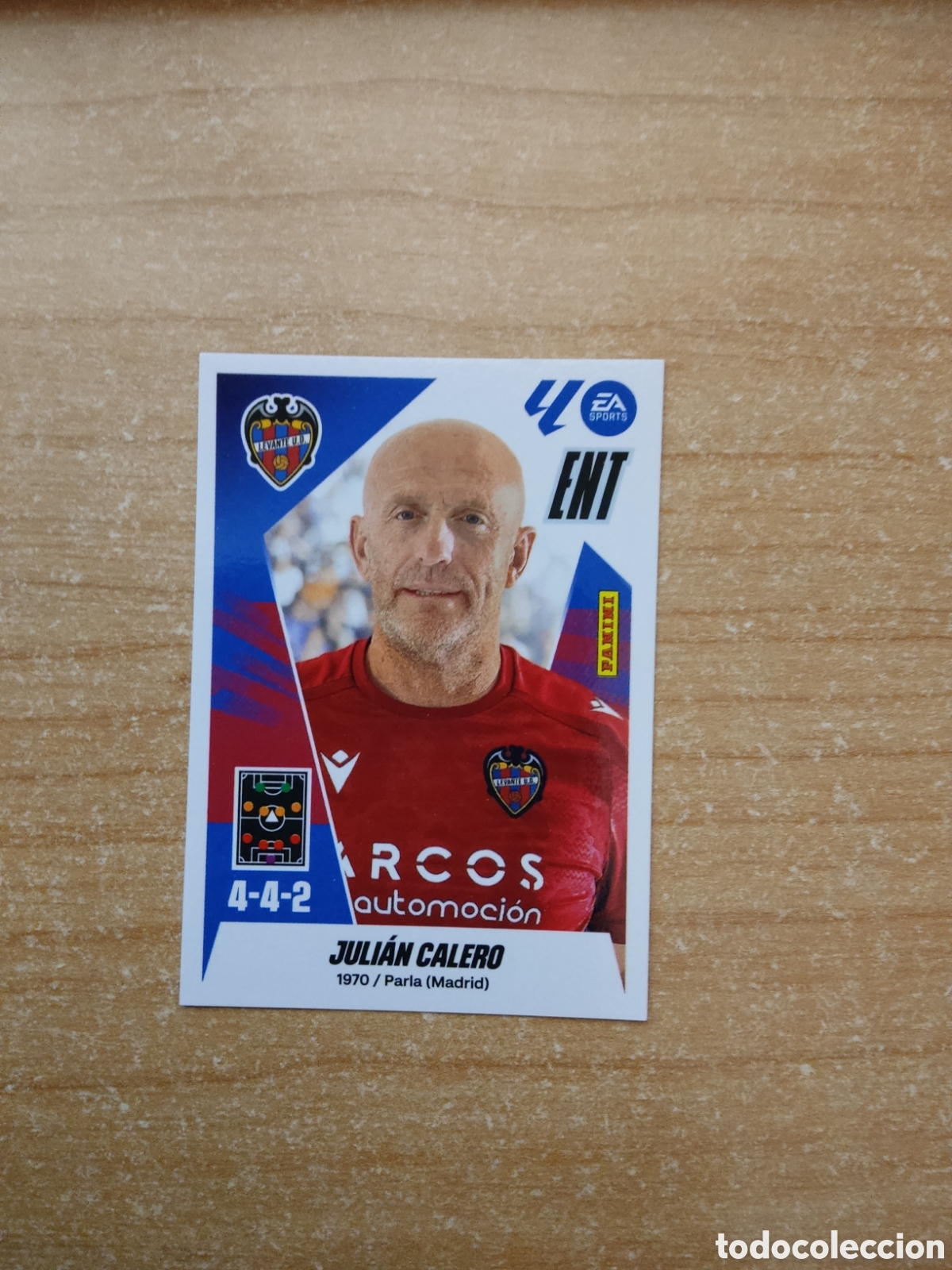 Cromos de f&uacute;tbol: 2 JULIAN CALERO LEVANTE LIGA ESTE 2025 2026