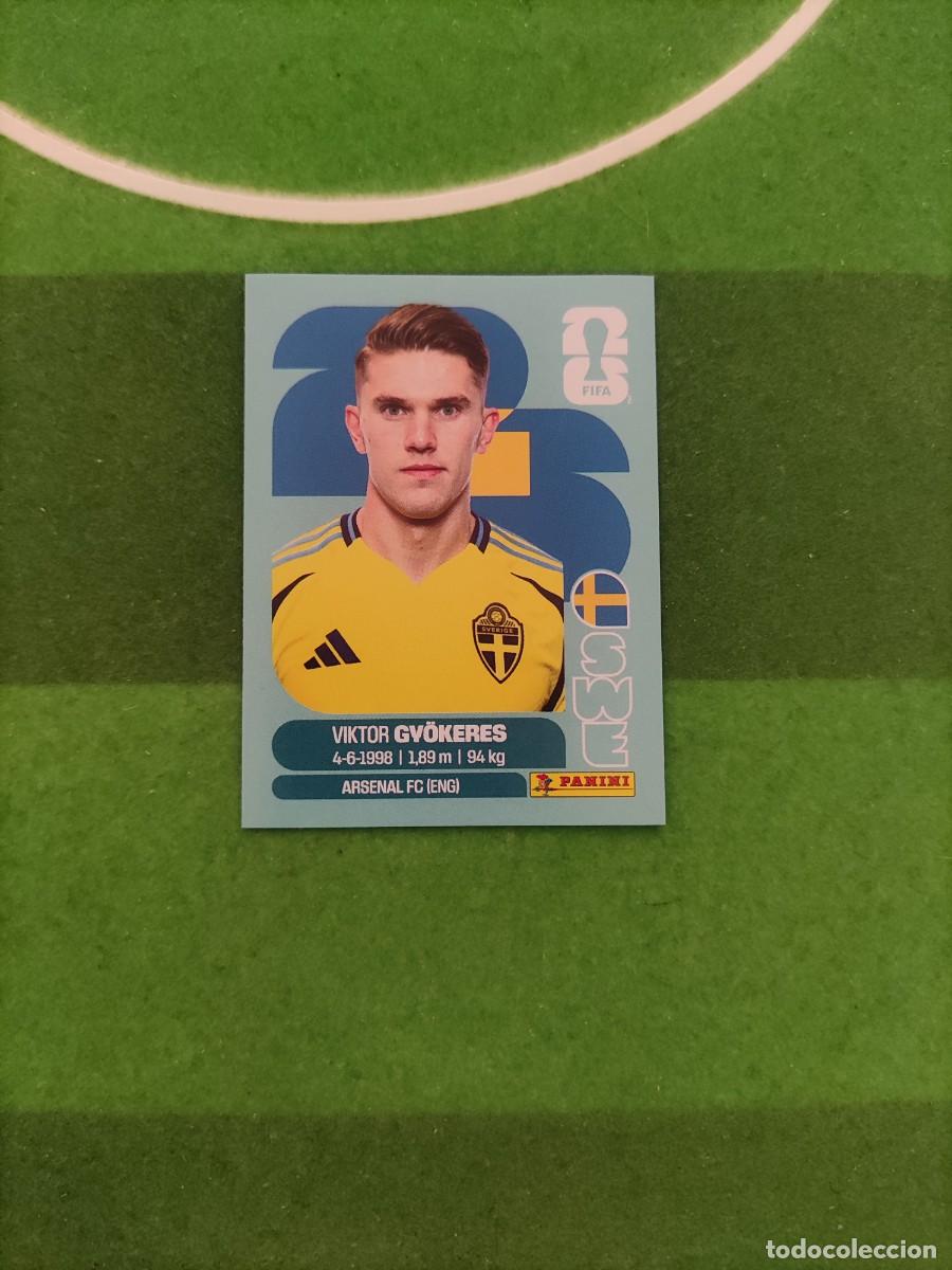 Cromos de f&uacute;tbol: Gy&ouml;keres Suecia SWE 20 Sticker Mundial 2026 FIFA World Cup / Sin pegar