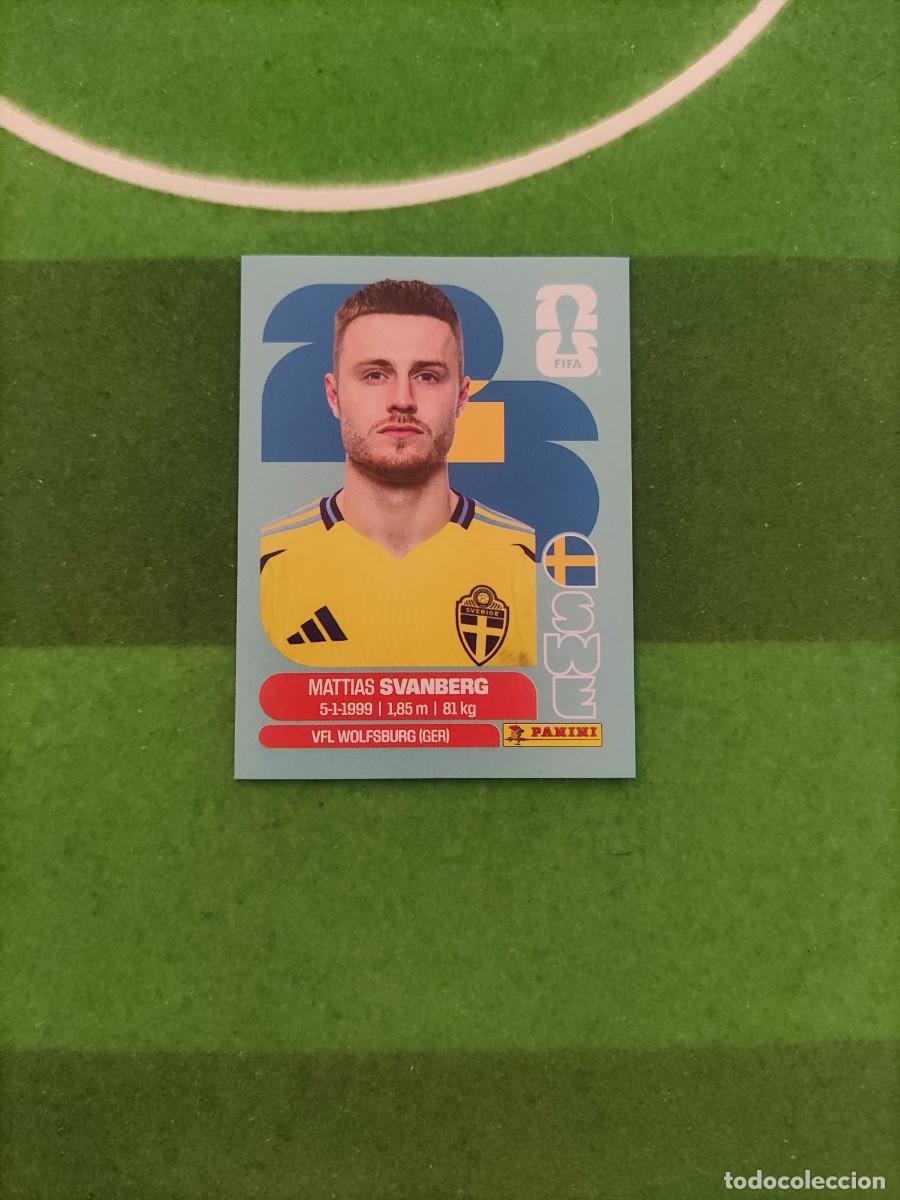 Cromos de f&uacute;tbol: Svanberg Suecia SWE 12 Sticker Mundial 2026 FIFA World Cup / Sin pegar