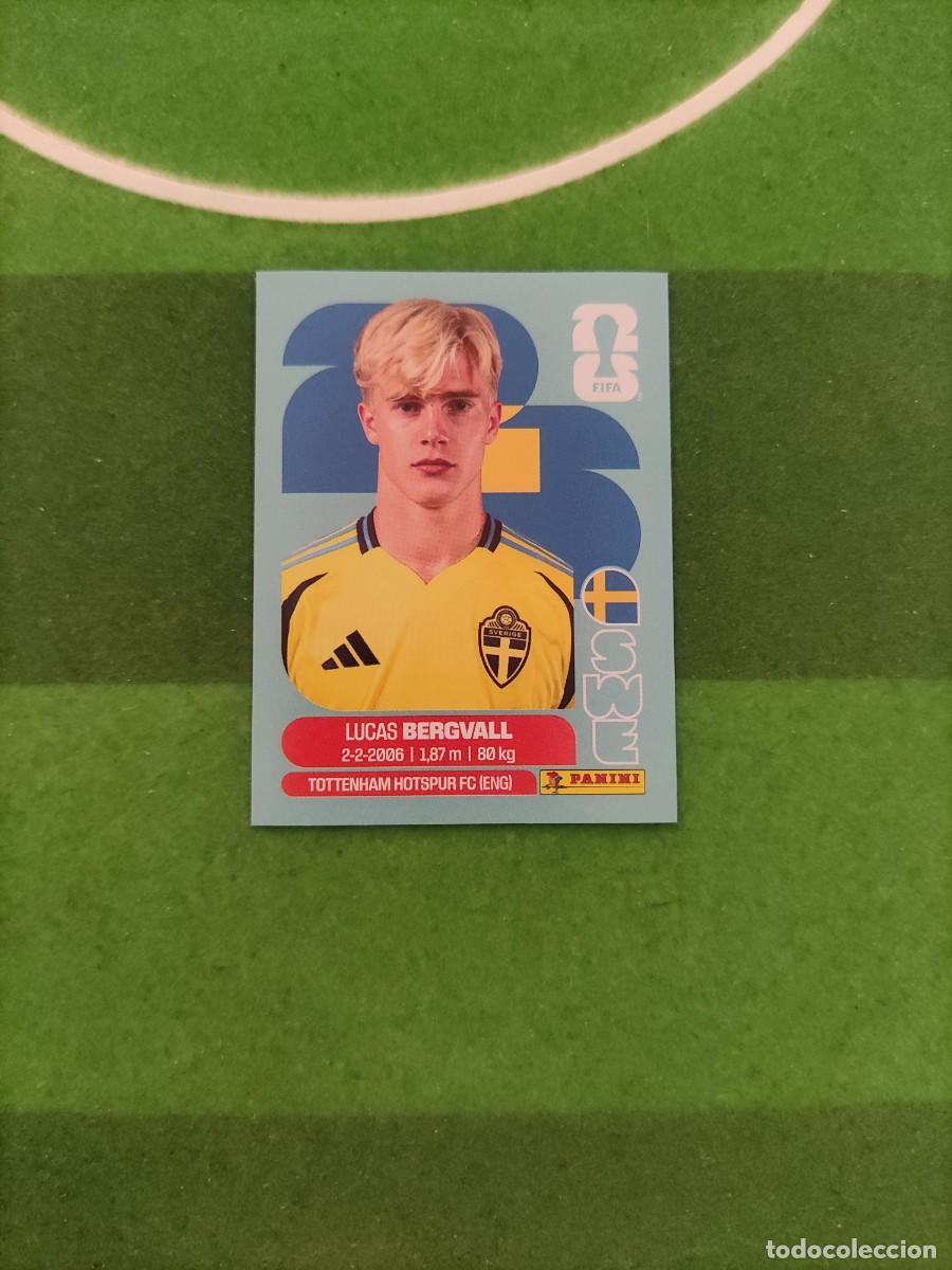 Cromos de f&uacute;tbol: Bergvall Suecia SWE 8 Sticker Mundial 2026 FIFA World Cup / Sin pegar