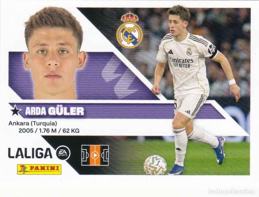Cromos de f&uacute;tbol: ESTE 2026-27 * ARDA G&Uuml;LER * N&ordm; 15A - R. MADRID (NUEVO DE SOBRE) (A-20)