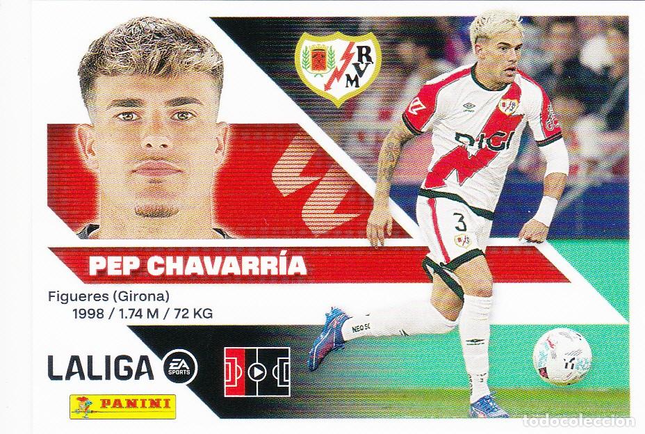 Cromos de f&uacute;tbol: ESTE 2026-27 * PEP CHAVARR&Iacute;A * N&ordm; 10 - DEL RAYO VALLECANO (NUEVO DE SOBRE) (A-20)