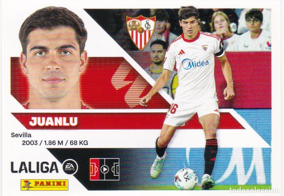 Cromos de f&uacute;tbol: ESTE 2026-27 * JUANLU * N&ordm; 6 - DEL SEVILLA (NUEVO DE SOBRE) (A-20)