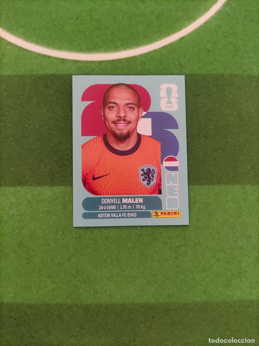 Figurine di Calcio: Malen Pa&iacute;ses Bajos NED 18 Sticker Mundial 2026 FIFA World Cup / Sin pegar