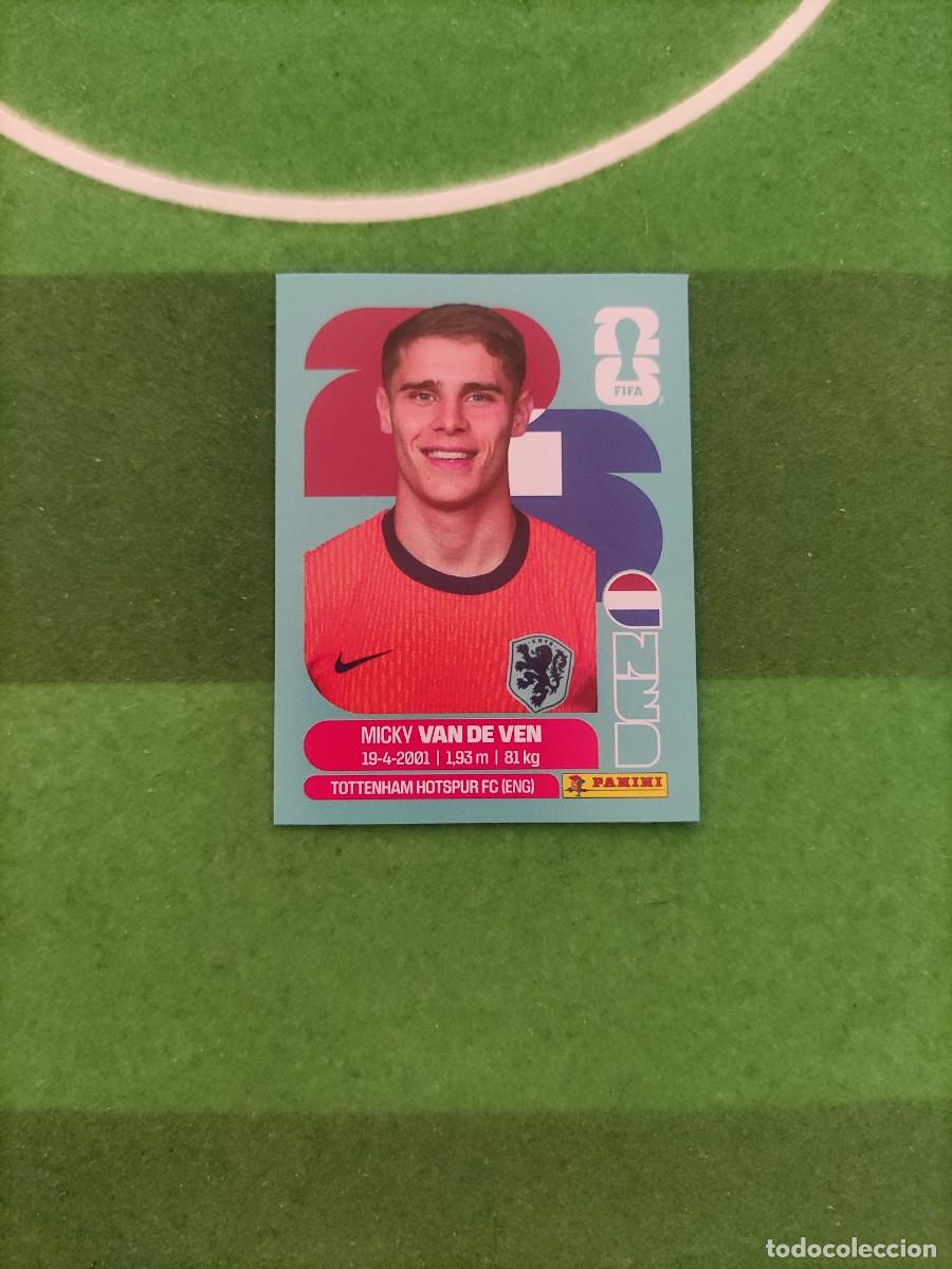 Football Stickers: Van De Ven Pa&iacute;ses Bajos NED 4 Sticker Mundial 2026 FIFA World Cup / Sin pegar