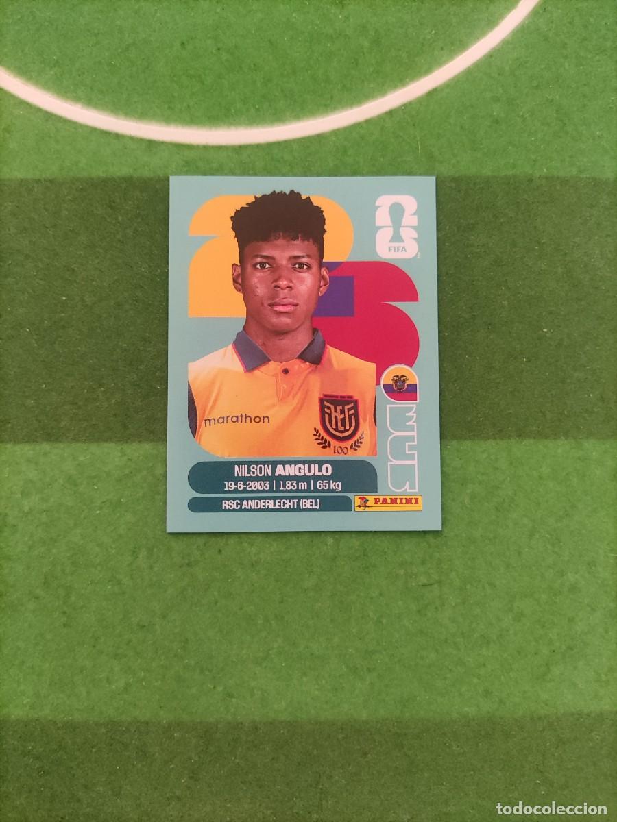 Cromos de f&uacute;tbol: Angulo Ecuador ECU 17 Sticker Mundial 2026 FIFA World Cup / Sin pegar