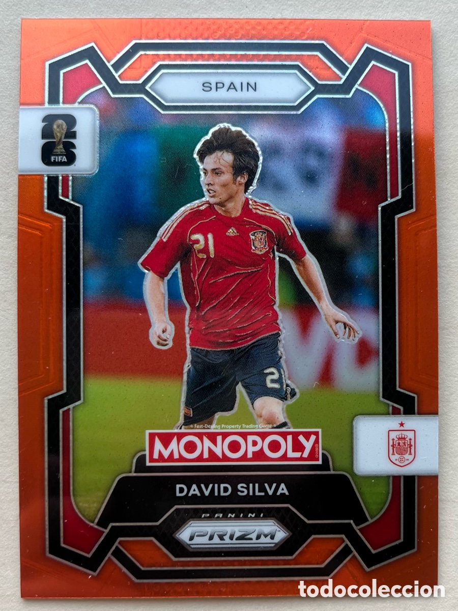 Football Stickers: David Silva /149 Prizm Monopoly Mundial 2026 - Espa&ntilde;a