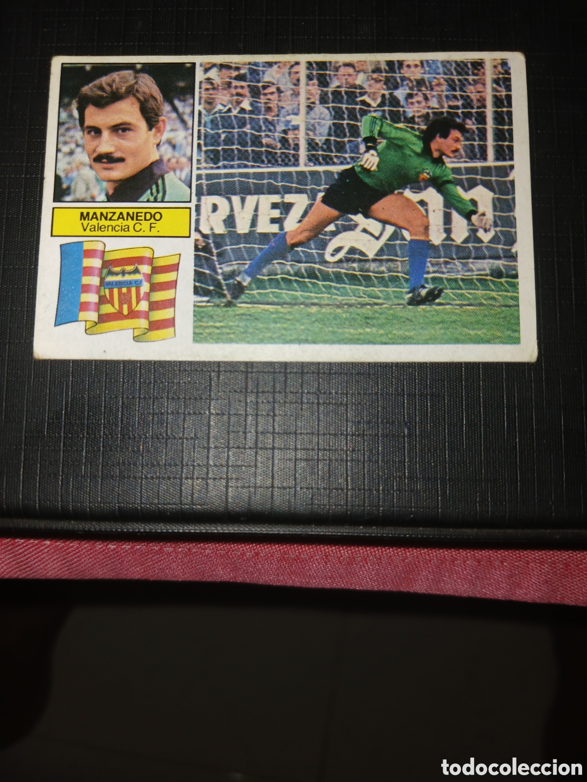 Figurine di Calcio: Cromo Manzanedo Valencia C. F. Ed. Este Liga 1982 1983 82-83 Sin pegar, nunca pegado