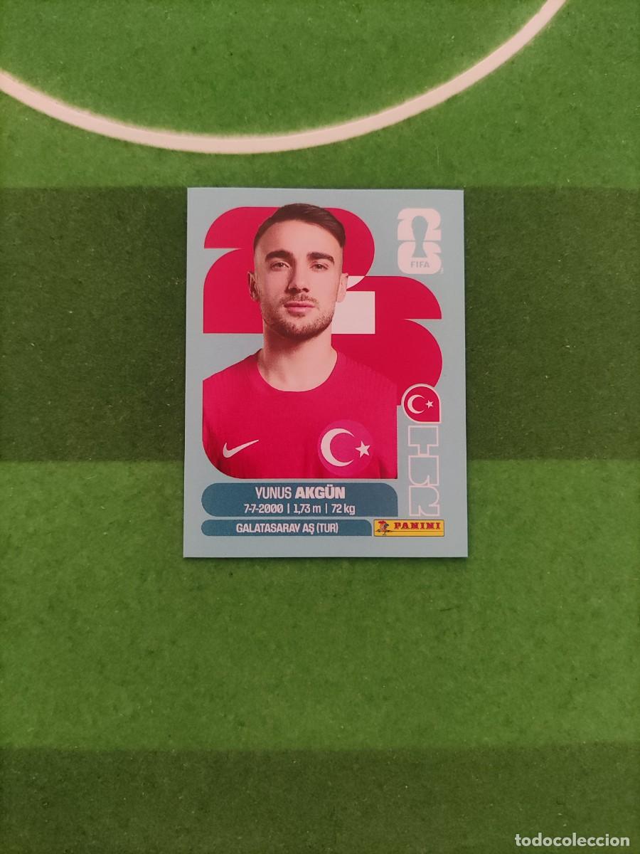 Figurine di Calcio: Akg&uuml;n Turqu&iacute;a TUR 16 Sticker Mundial 2026 FIFA World Cup / Sin pegar