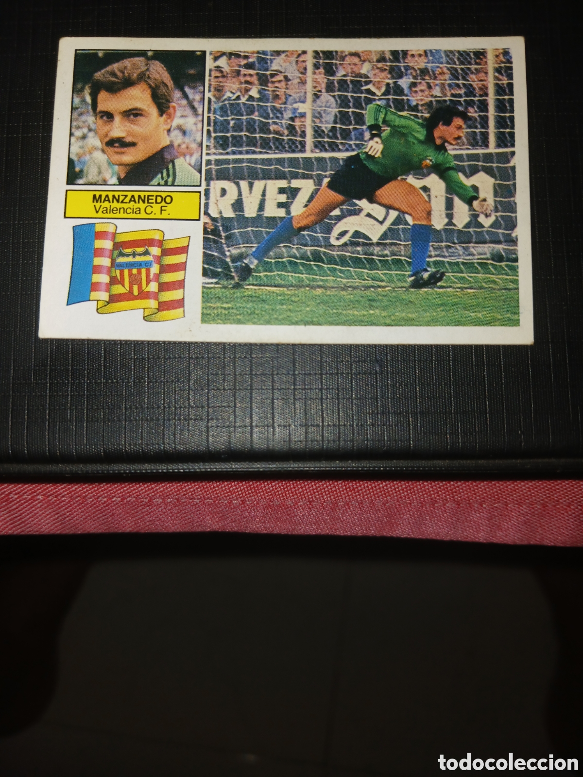 Figurine di Calcio: Cromo Manzanedo Valencia C. F. Ed. Este Liga 1982 1983 82-83 Sin pegar, nunca pegado