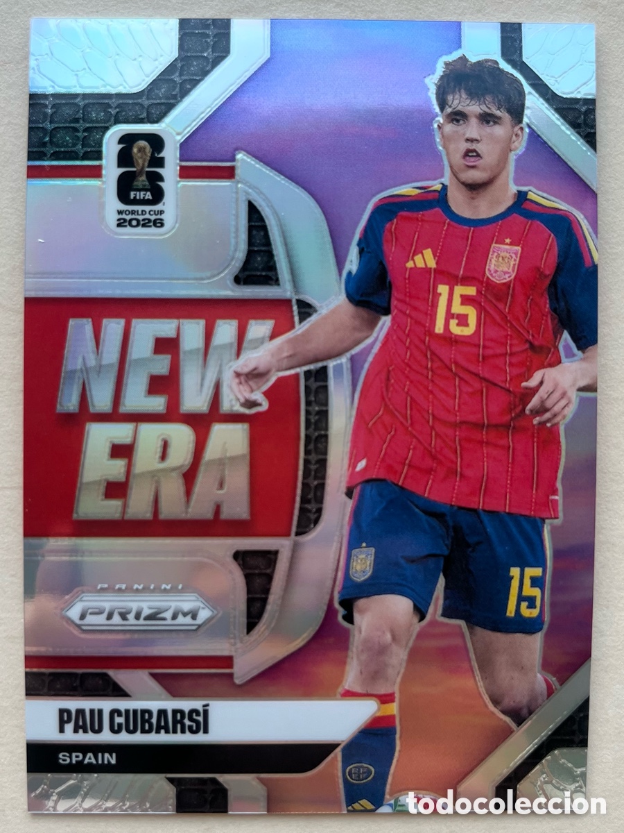 Football Stickers: Cubars&iacute; Insert New Era Prizm Mundial 2026 - Espa&ntilde;a