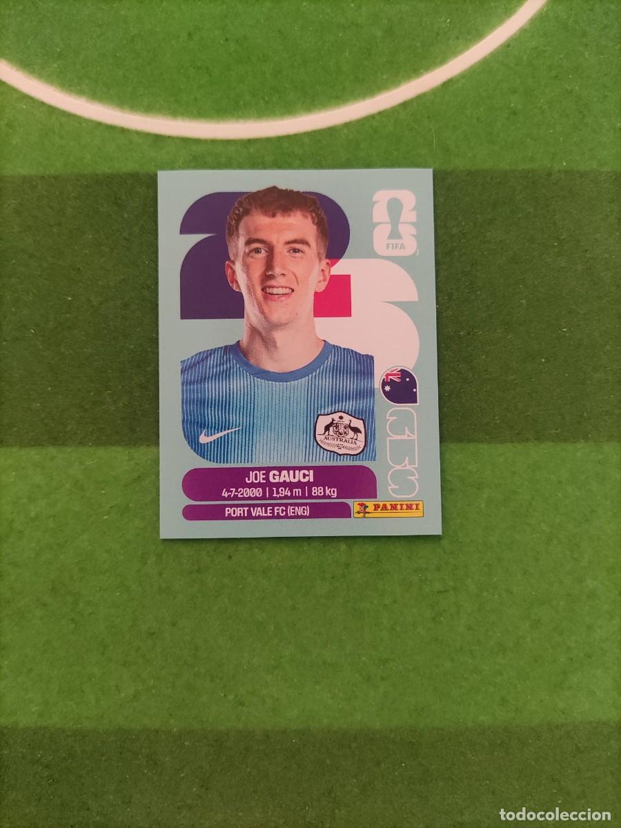 Cromos de f&uacute;tbol: Gauci Australia AUS 3 Sticker Mundial 2026 FIFA World Cup / Sin pegar