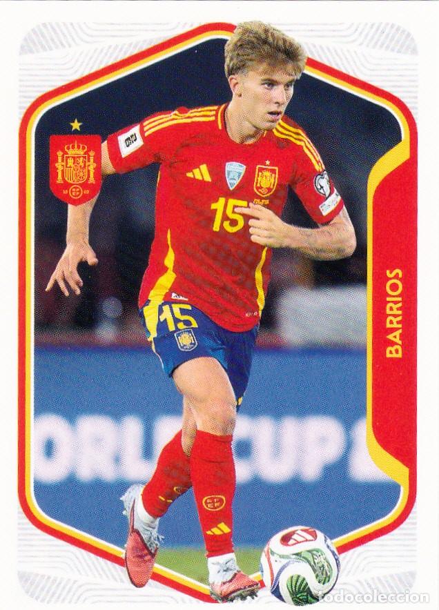Cromos de f&uacute;tbol: SELECCI&Oacute;N DE ESPA&Ntilde;A 2026 CARREFOUR N&ordm; 39 BARRIOS (M-18)