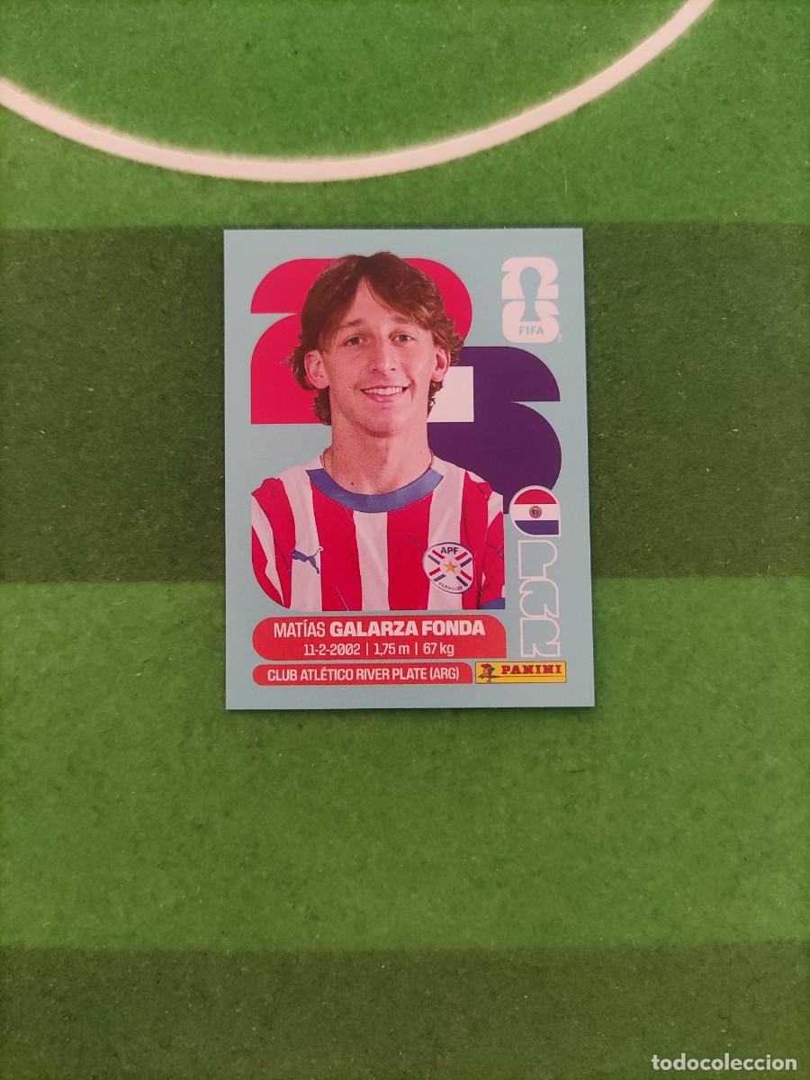 Cromos de f&uacute;tbol: Galarza Paraguay PAR 14 Sticker Mundial 2026 FIFA World Cup / Sin pegar