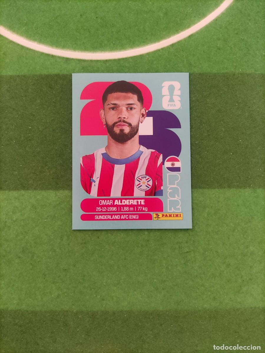 Cromos de f&uacute;tbol: Alderete Paraguay PAR 7 Sticker Mundial 2026 FIFA World Cup / Sin pegar