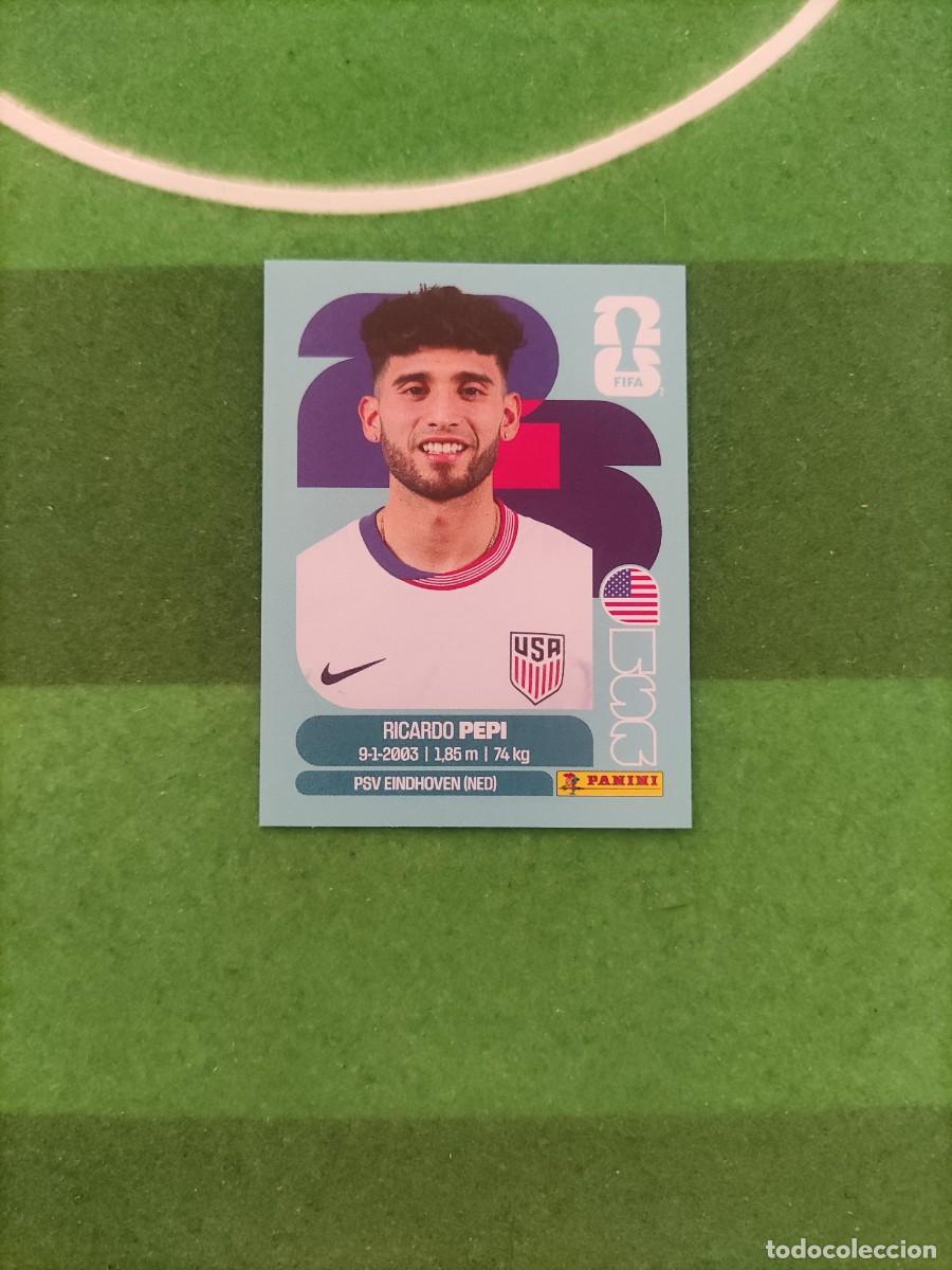 Cromos de f&uacute;tbol: Pepi Estados Unidos USA 18 Sticker Mundial 2026 FIFA World Cup / Sin pegar