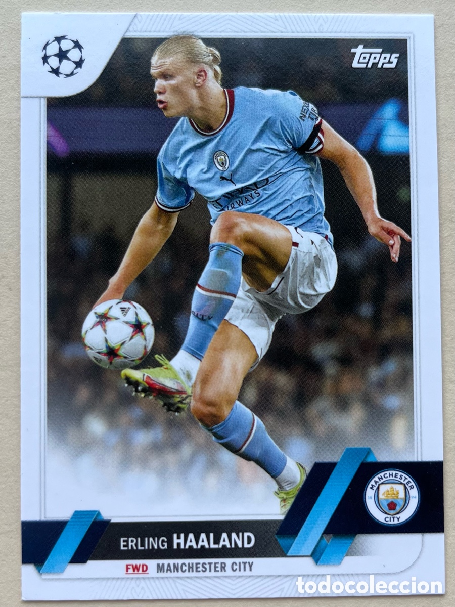 Football Stickers: Haaland Topps Flagship 2022-23 - Manchester City