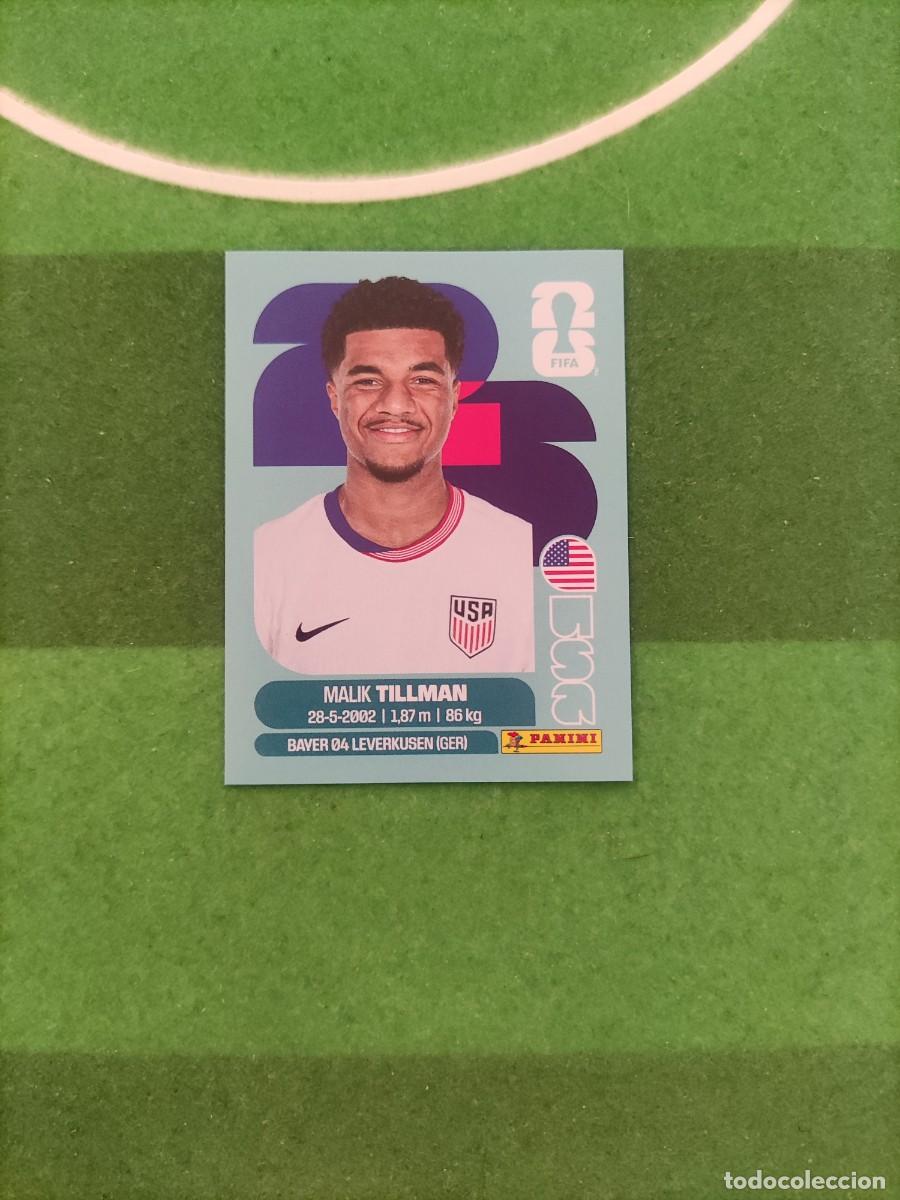 Cromos de f&uacute;tbol: Tilman Estados Unidos USA 15 Sticker Mundial 2026 FIFA World Cup / Sin pegar