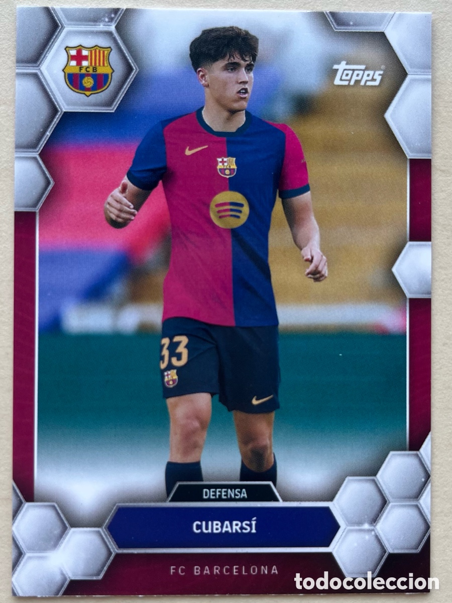 Cromos de f&uacute;tbol: Pau Cubars&iacute; FC Barcelona Fan Set 2024-25