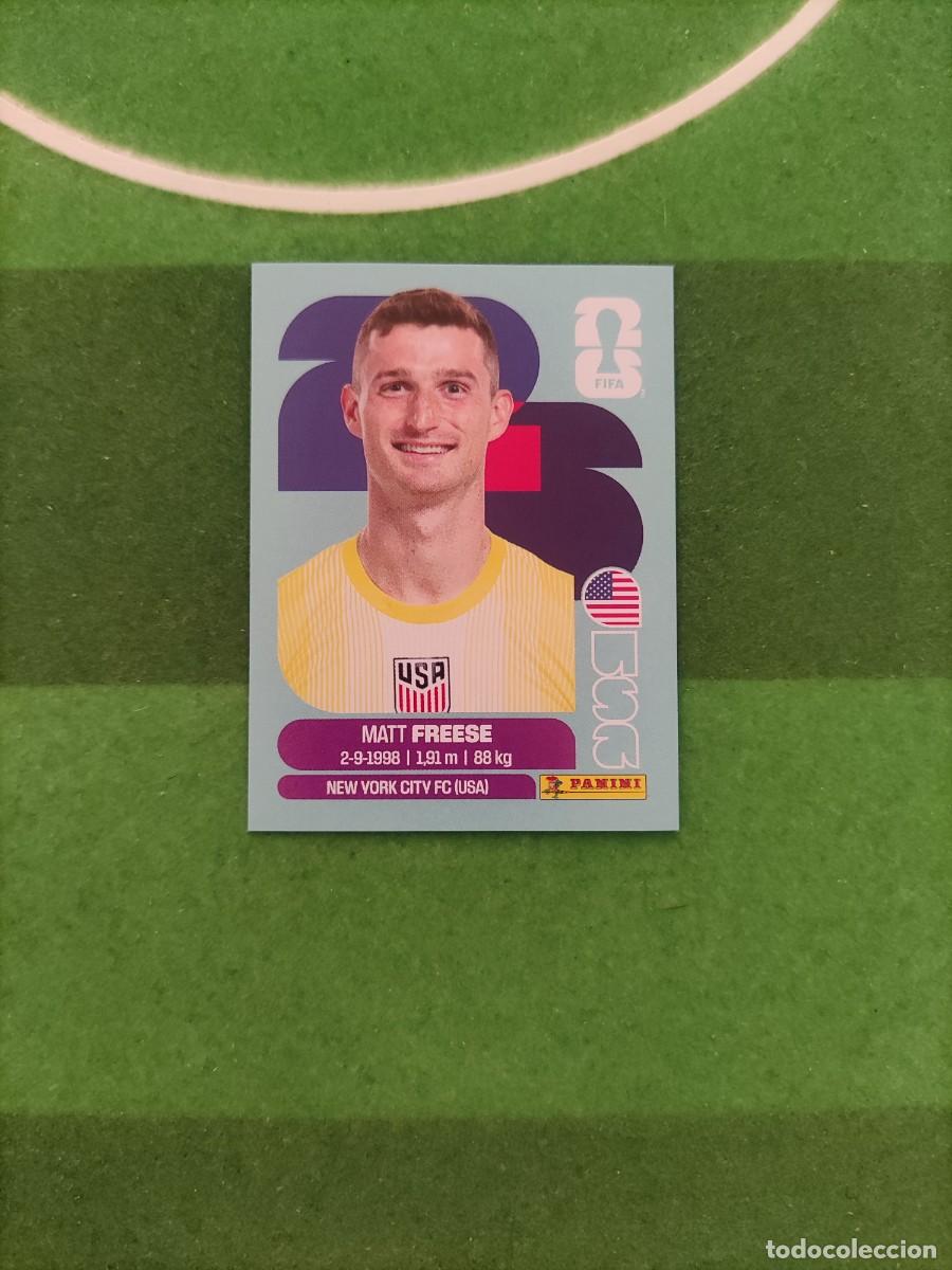 Cromos de f&uacute;tbol: Freese Estados Unidos USA 2 Sticker Mundial 2026 FIFA World Cup / Sin pegar