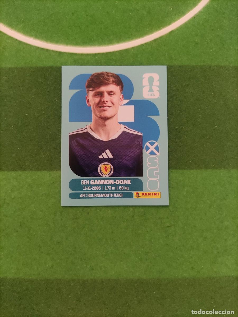 Cromos de f&uacute;tbol: Gannon-Doak Escocia SCO 20 Sticker Mundial 2026 FIFA World Cup / Sin pegar