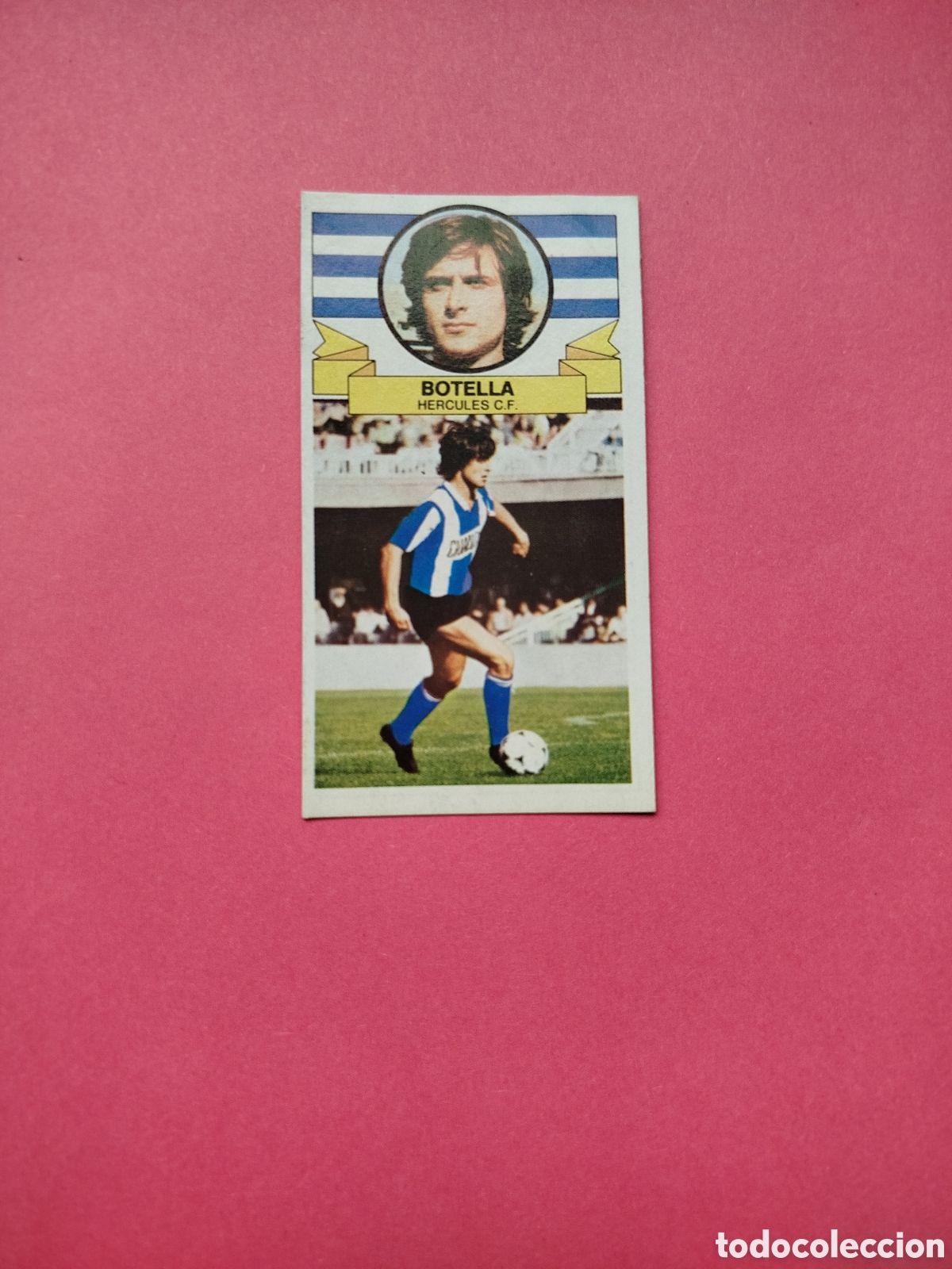 Cromos de f&uacute;tbol: FICHAJE 14 BIS BOTELLA LIGA ESTE 85-86 DESPEGADO