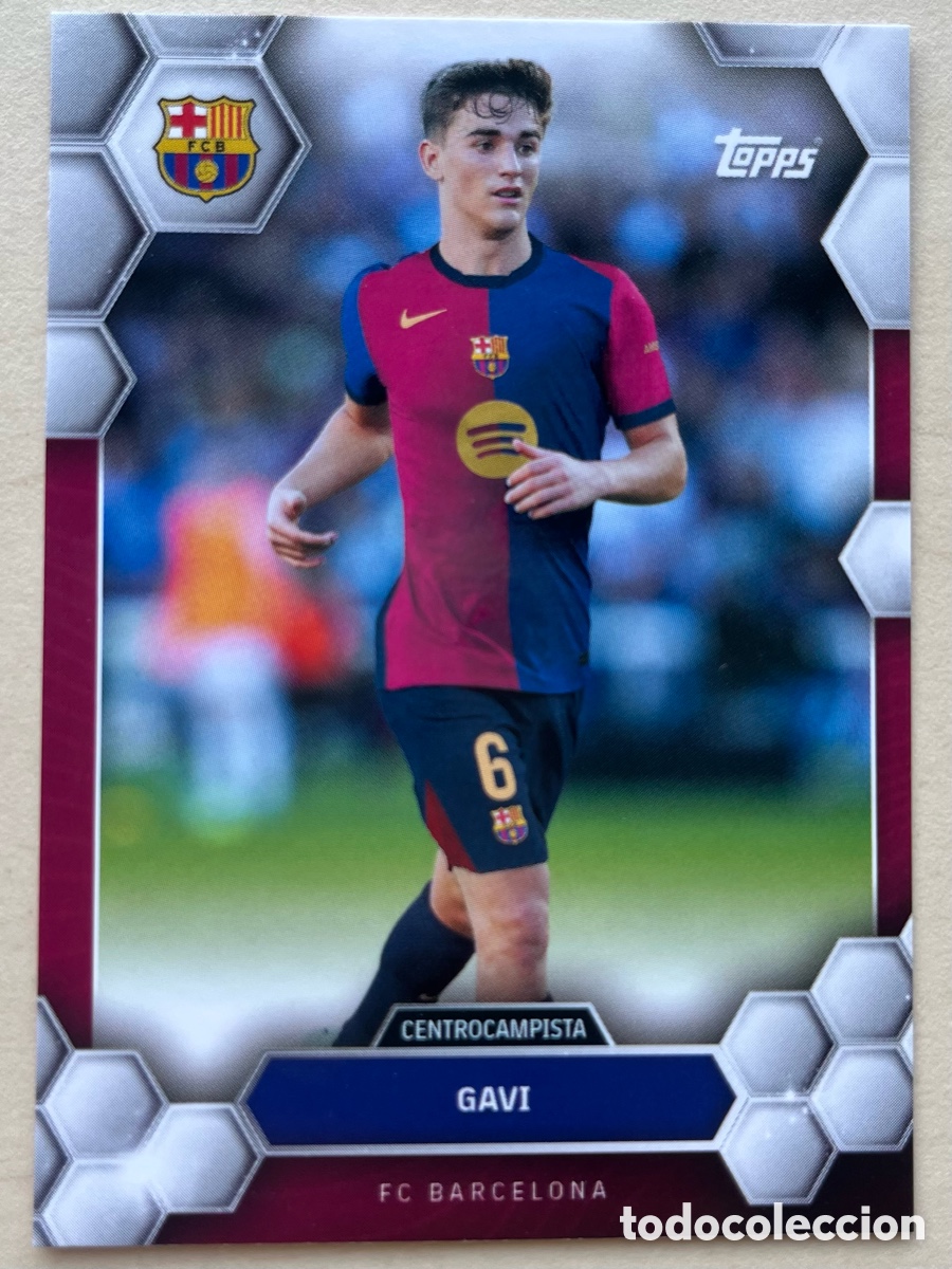 Cromos de f&uacute;tbol: Gavi Topps FC Barcelona Fan Set 2024-25