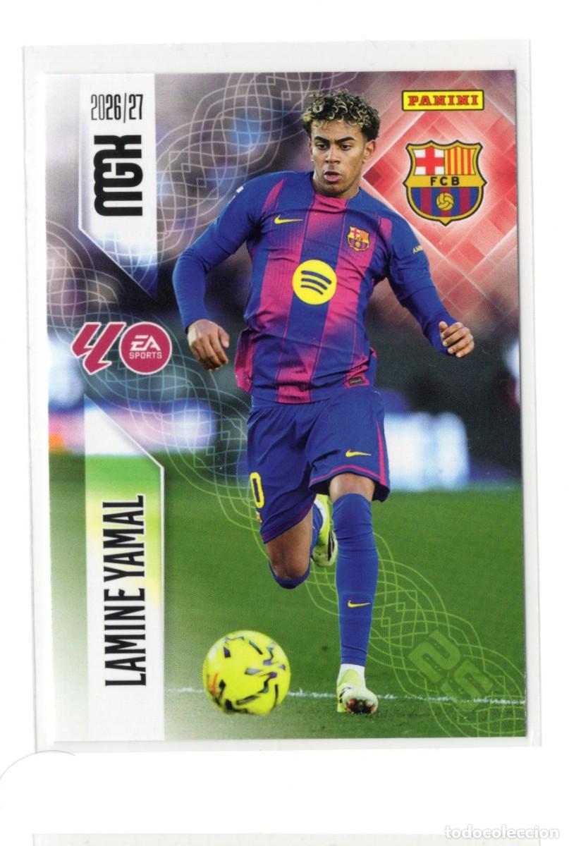 Cromos de f&uacute;tbol: 89 LAMINE YAMAL BARCELONA MEGACRACKS 26 27 2026 2027 MGK PANINI