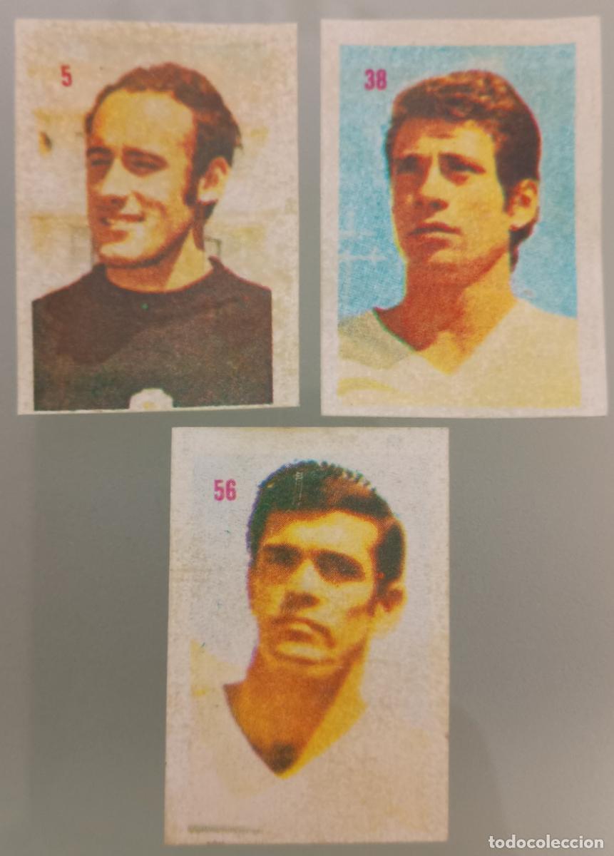 Cromos de f&uacute;tbol: Lote tres cromos Elche C. F. F&uacute;tbol Liga Espa&ntilde;ola 1975-76 (Mateo Mirete)