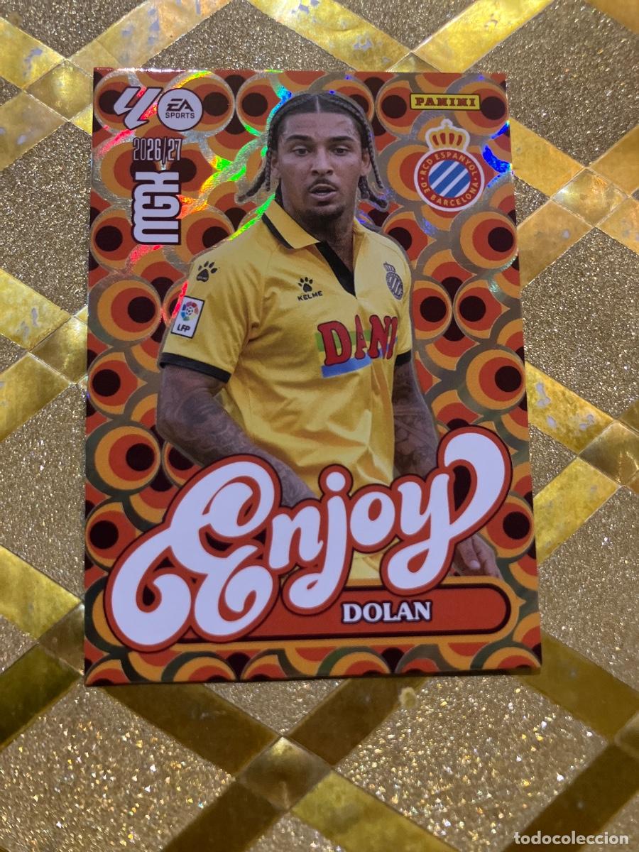 Cromos de f&uacute;tbol: CROMO DE FUTBOL NUMERO 382 DOLAN ESPA&Ntilde;OL ENJOY LIGA 2026 2027 MEGACRAKS MGK PANINI !