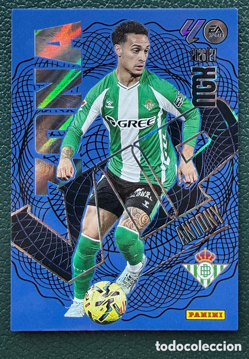 Cromos de f&uacute;tbol: 388 ANTONY REAL BETIS ZONA VIP FICHAS ALBUM MEGACRACKS 2026 2027 MGK 26 27