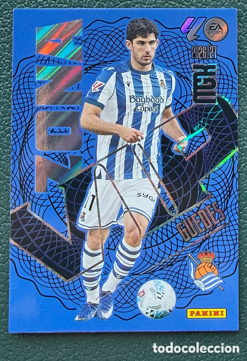 Cromos de f&uacute;tbol: 395 GUEDES REAL SOCIEDAD ZONA VIP FICHAS ALBUM MEGACRACKS 2026 2027 MGK 26 27