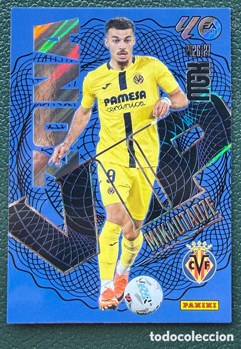 Cromos de f&uacute;tbol: 402 MIKAUTADZE VILLARREAL CF ZONA VIP FICHAS ALBUM MEGACRACKS 2026 2027 MGK 26 27
